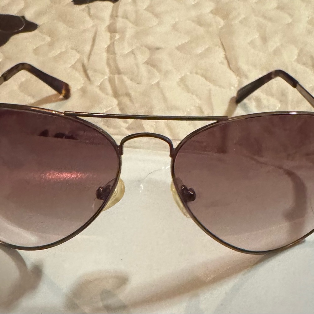 Juicy Couture Gold and Brown Sunglasses